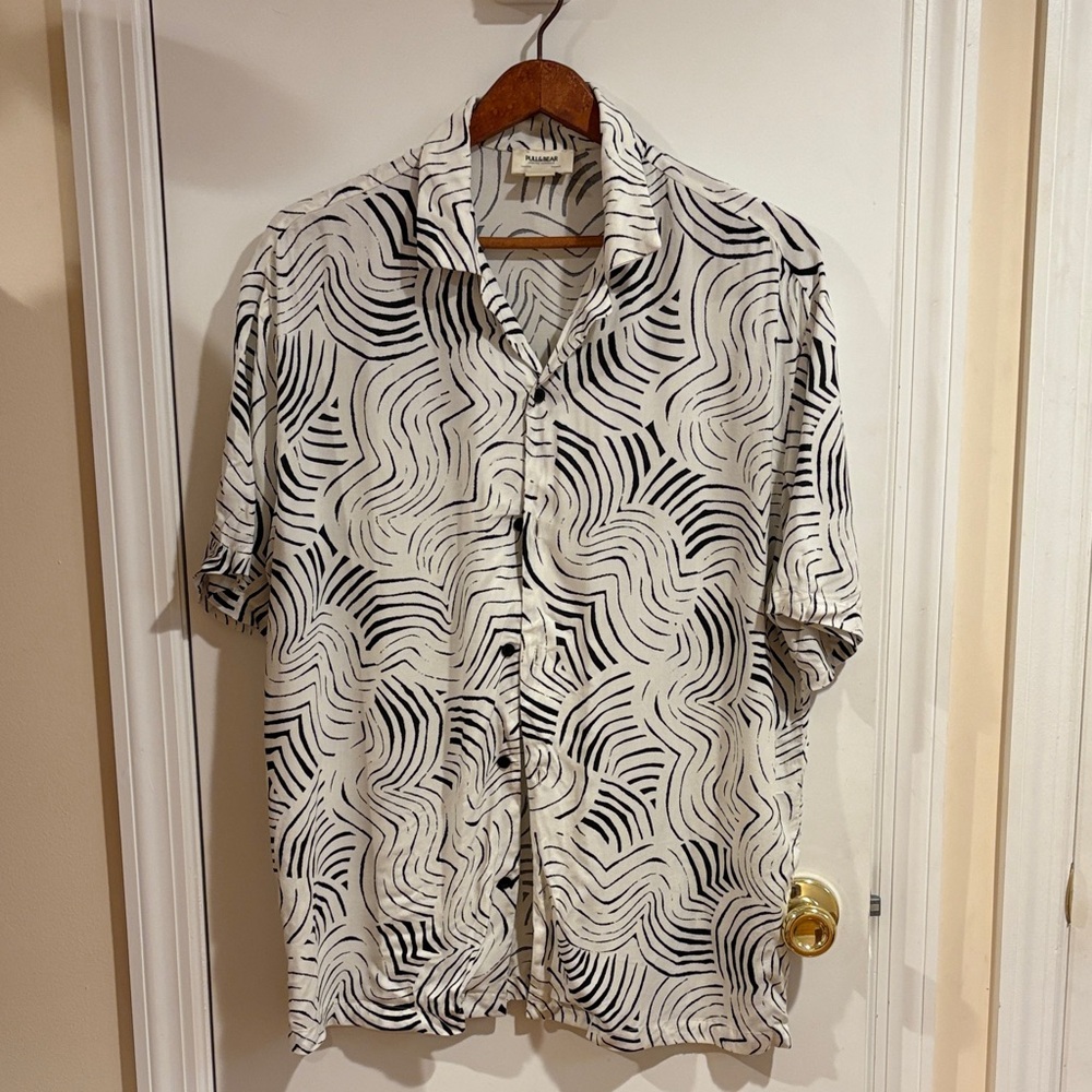 ASOS Black and White Patterned Men's Shirt